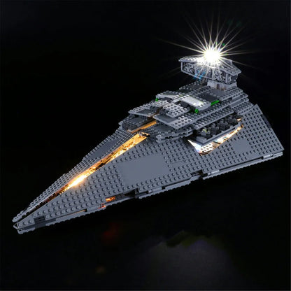 YEBRICKS LED Light Kit for 75055 The Imperial Star Destroyer (Lights Only), Model L-75055