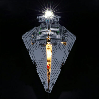YEBRICKS LED Light Kit for 75055 The Imperial Star Destroyer (Lights Only), Model L-75055