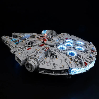 YEBRICKS LED Light Kit for 75192 Millennium Falcon Ultimate Collectors (Lights Only), Model L-75192L2