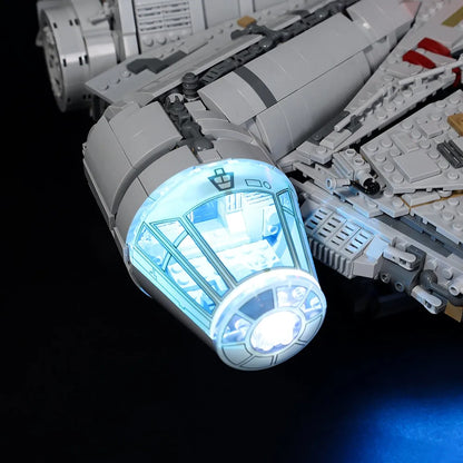YEBRICKS LED Light Kit for 75192 Millennium Falcon Ultimate Collectors (Lights Only), Model L-75192L2