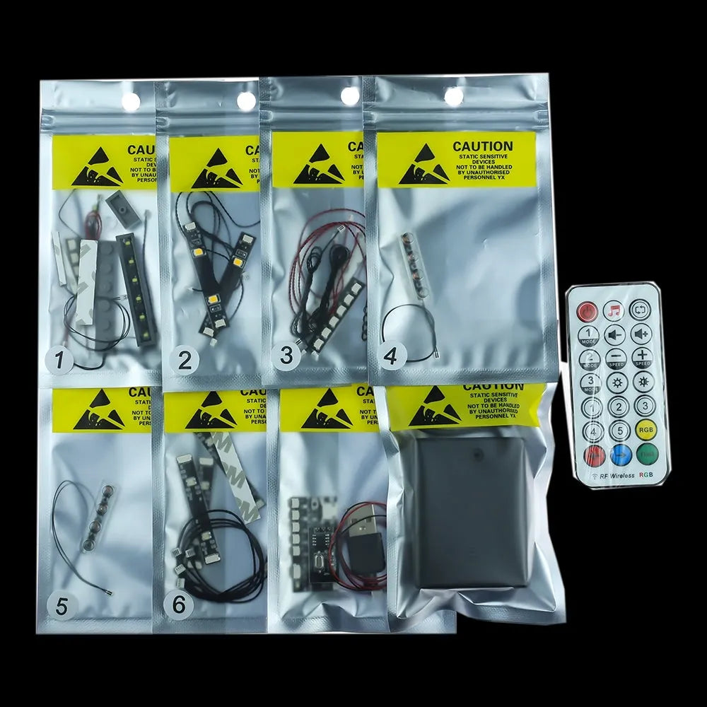 YEBRICKS LED Light Kit for 42110 Technic Defender Car (Lights Only), Model L-42110