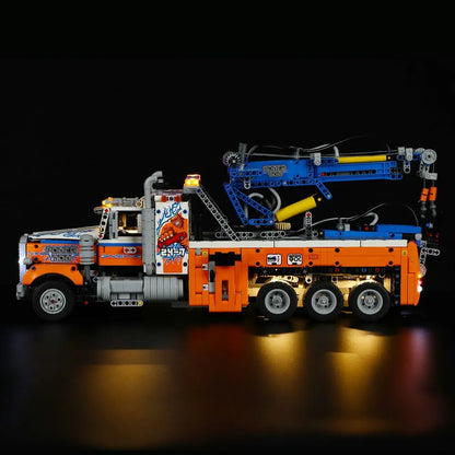 YEBRICKS LED Light Kit for 42128 Heavy-Duty Tow Truck (Lights Only), Model L-42128