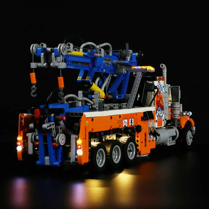 YEBRICKS LED Light Kit for 42128 Heavy-Duty Tow Truck (Lights Only), Model L-42128