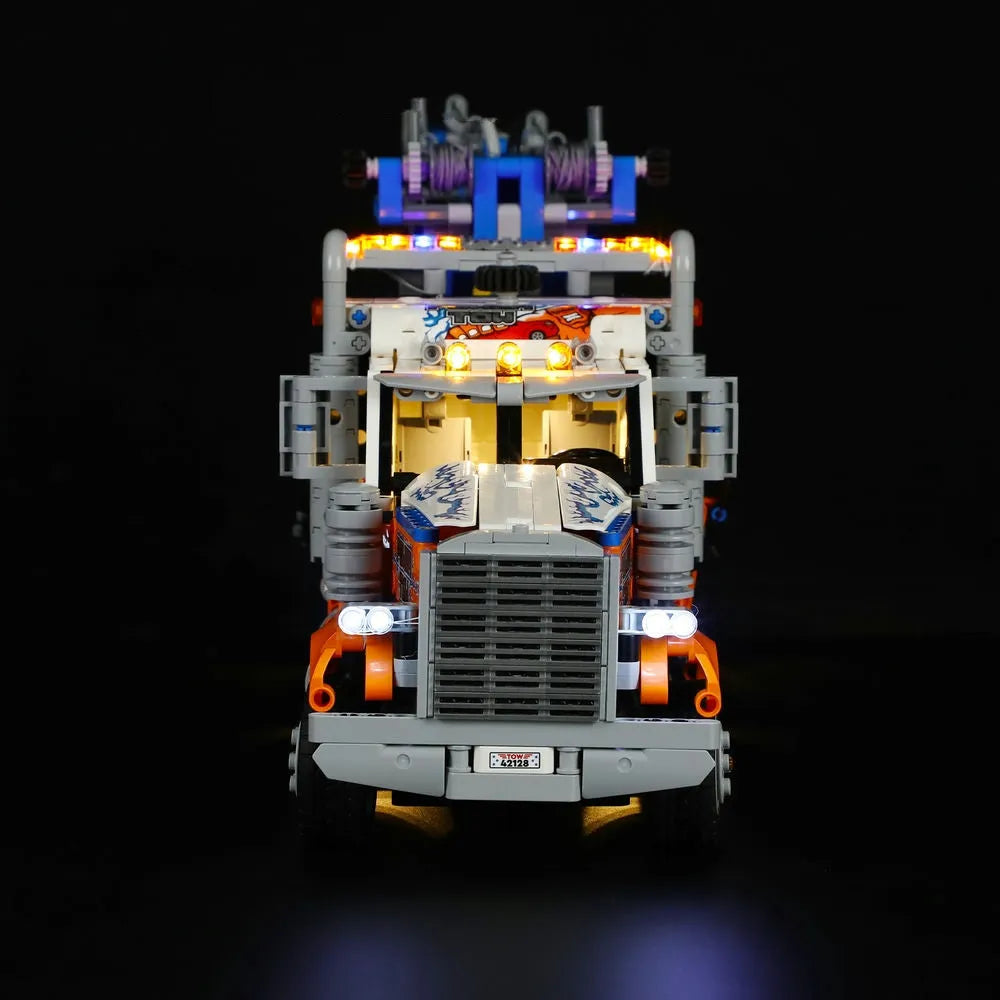 YEBRICKS LED Light Kit for 42128 Heavy-Duty Tow Truck (Lights Only), Model L-42128