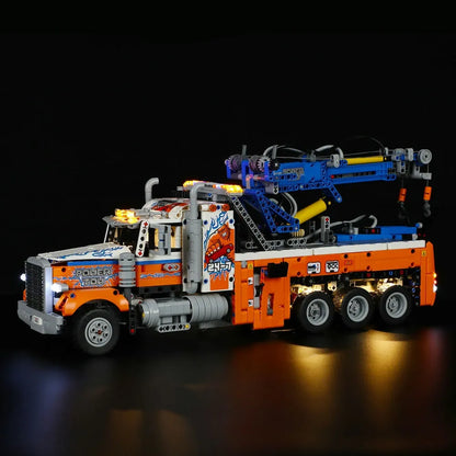 YEBRICKS LED Light Kit for 42128 Heavy-Duty Tow Truck (Lights Only), Model L-42128