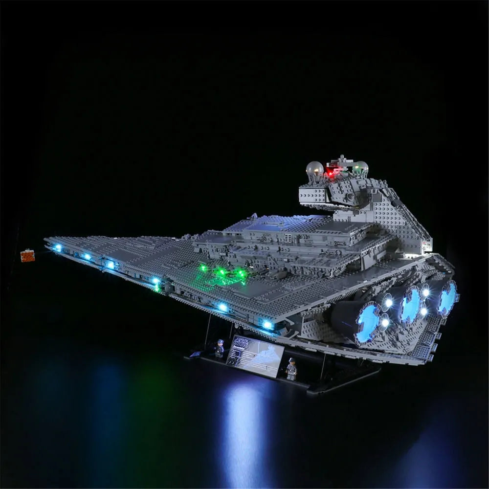 YEBRICKS LED Light Kit for 75252 Imperial Destroyer (Lights Only), Model L-75252