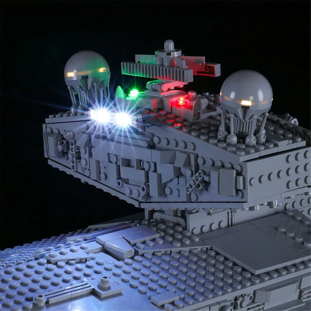 YEBRICKS LED Light Kit for 75252 Imperial Destroyer (Lights Only), Model L-75252