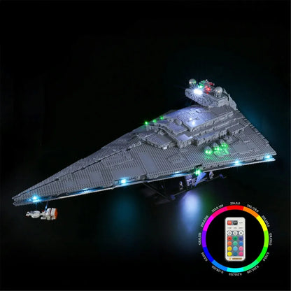 YEBRICKS LED Light Kit for 75252 Imperial Destroyer (Lights Only), Model L-75252