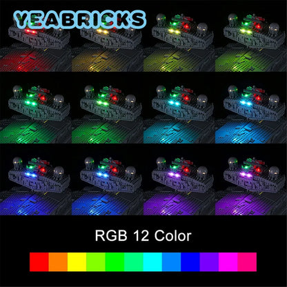 YEBRICKS LED Light Kit for 75252 Imperial Destroyer (Lights Only), Model L-75252