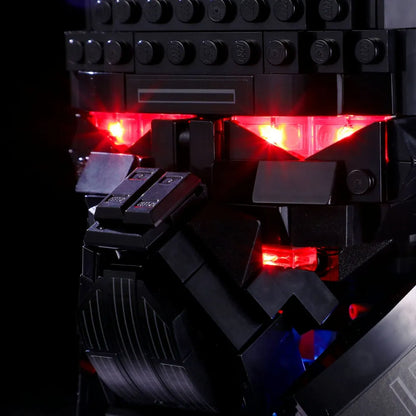 YEBRICKS LED Light Kit for 75343 Dark Trooper Helmet (Lights Only), Model L-75343