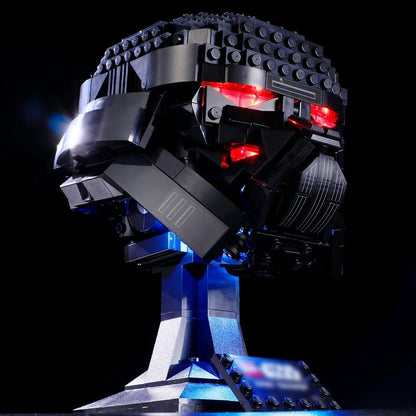 YEBRICKS LED Light Kit for 75343 Dark Trooper Helmet (Lights Only), Model L-75343
