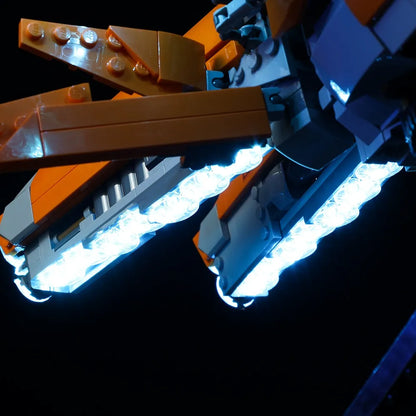 YEBRICKS LED Light Kit for 76193 The Guardians Ship (Lights Only), Model L-76193