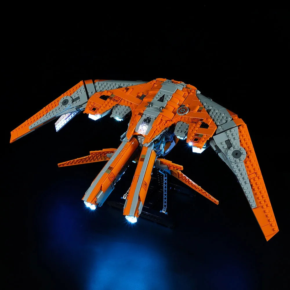 YEBRICKS LED Light Kit for 76193 The Guardians Ship (Lights Only), Model L-76193