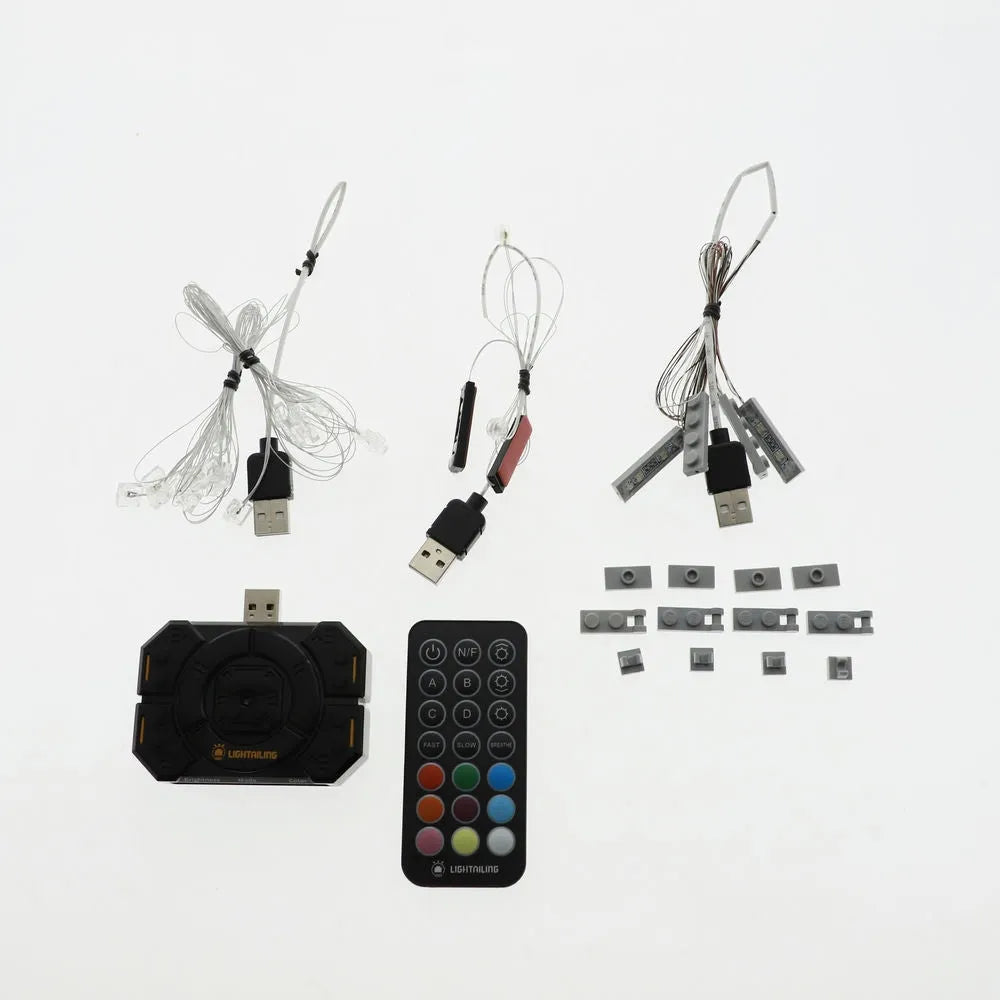YEBRICKS LED Light Kit for 76391 Icons Collectors (Lights Only), Model L-76391