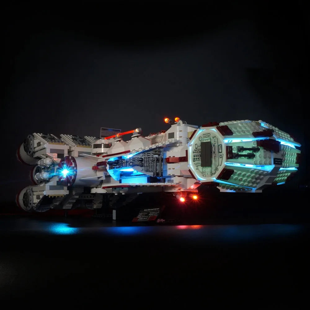 YEBRICKS LED Light Kit for 10019 The Rebel Blockade Runner (Lights Only), Model L-10019