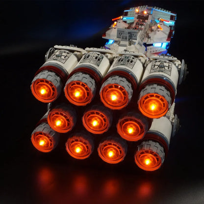 YEBRICKS LED Light Kit for 10019 The Rebel Blockade Runner (Lights Only), Model L-10019