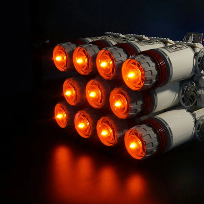 YEBRICKS LED Light Kit for 10019 The Rebel Blockade Runner (Lights Only), Model L-10019