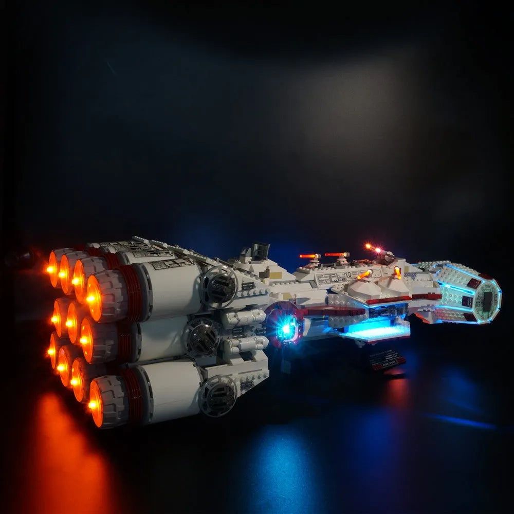 YEBRICKS LED Light Kit for 10019 The Rebel Blockade Runner (Lights Only), Model L-10019