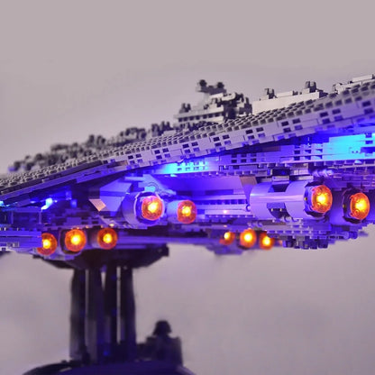 YEBRICKS LED Light Kit for 10221 Super Star Destroyer (Lights Only), Model L-10221