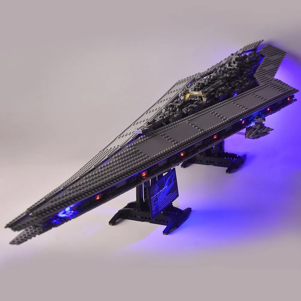 YEBRICKS LED Light Kit for 10221 Super Star Destroyer (Lights Only), Model L-10221