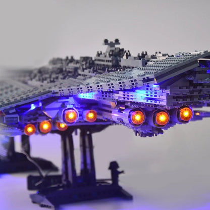 YEBRICKS LED Light Kit for 10221 Super Star Destroyer (Lights Only), Model L-10221