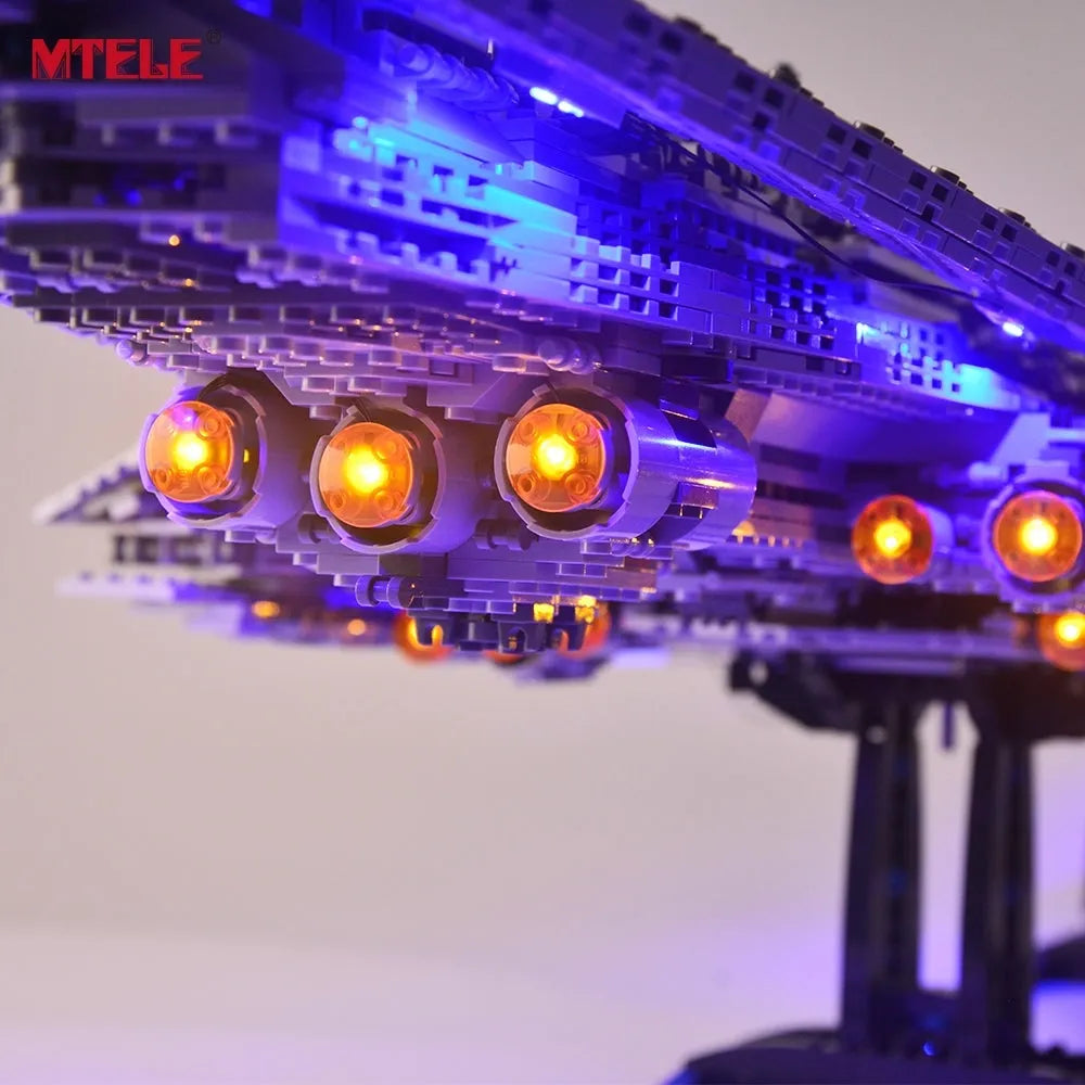YEBRICKS LED Light Kit for 10221 Super Star Destroyer (Lights Only), Model L-10221
