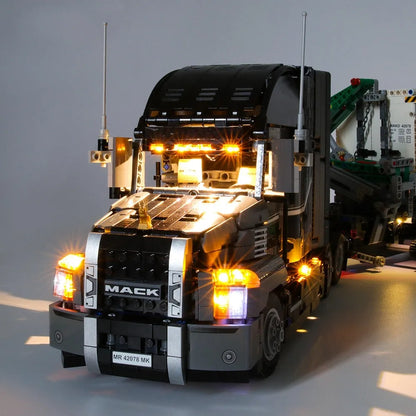 YEBRICKS LED Light Kit for 42078 Mack Anthem Truck (Lights Only), Model L-42078
