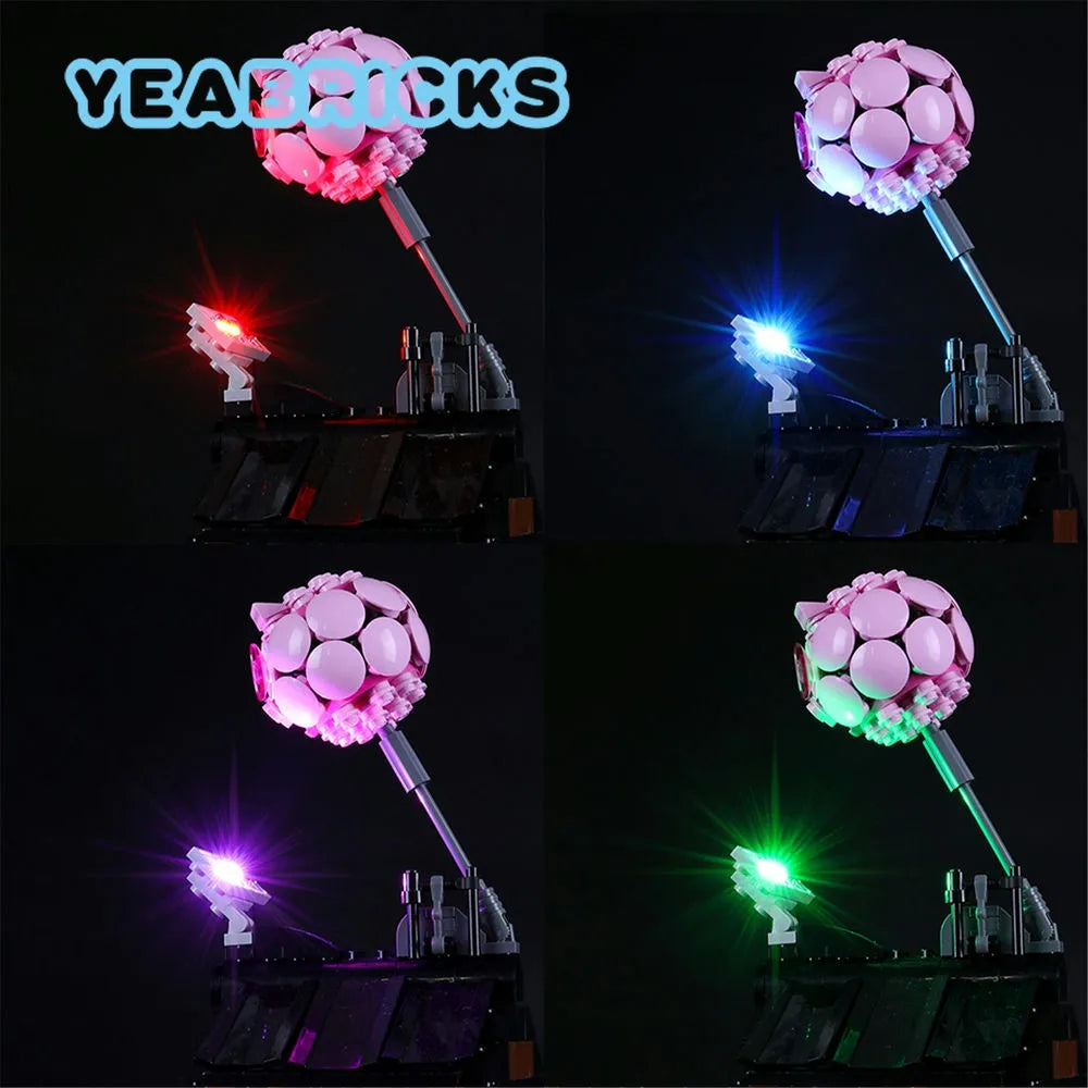 YEBRICKS LED Light Kit for 70657 Ninjago City Docks (Lights Only), Model L-70657