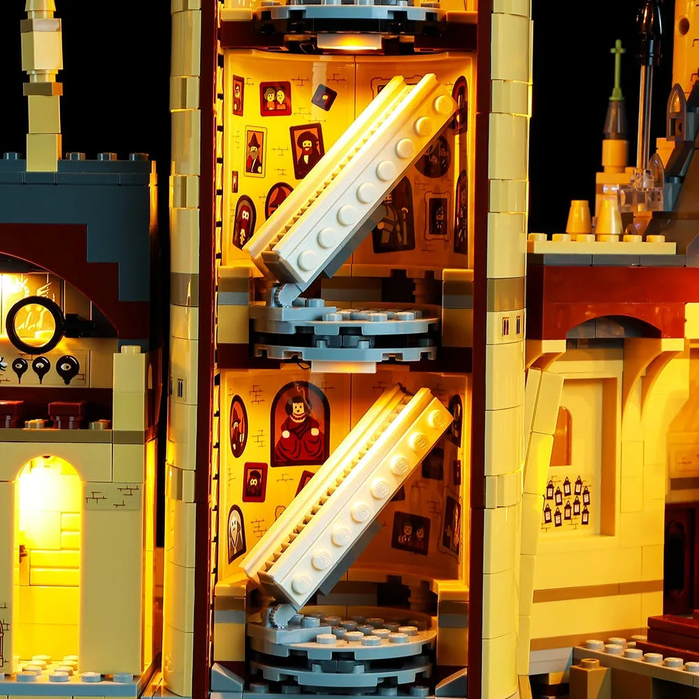YEBRICKS LED Light Kit for 71043 The Hogwarts Castle (Lights Only), Model L-71043