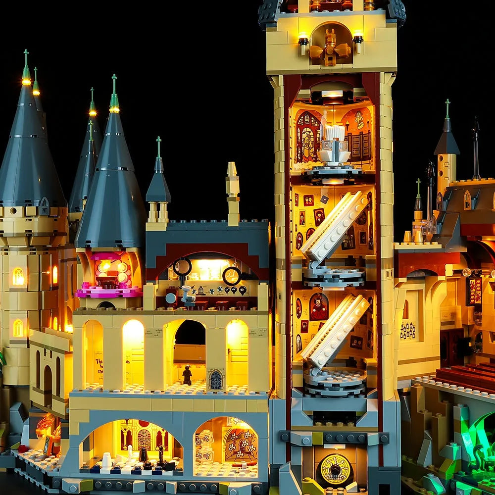 YEBRICKS LED Light Kit for 71043 The Hogwarts Castle (Lights Only), Model L-71043