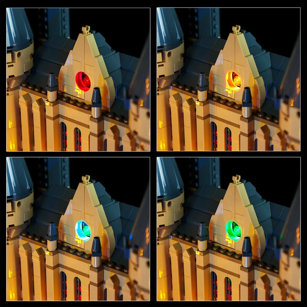 YEBRICKS LED Light Kit for 71043 The Hogwarts Castle (Lights Only), Model L-71043