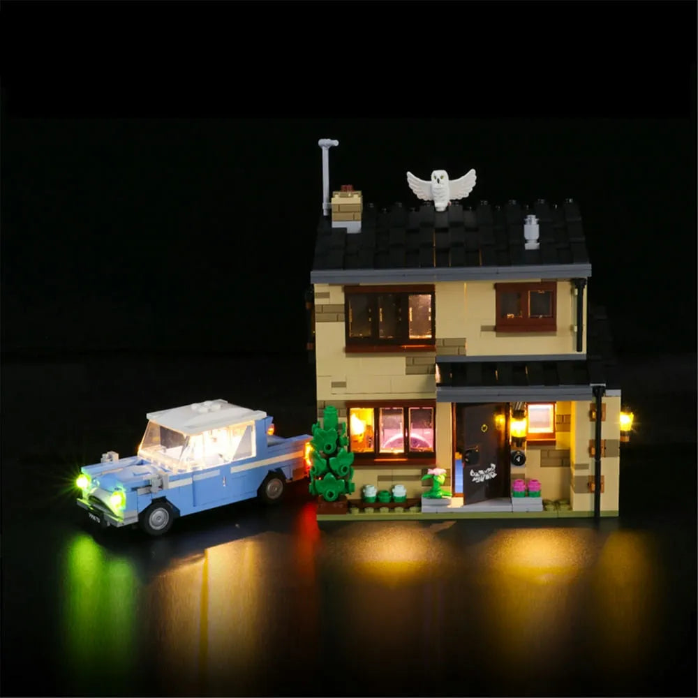 YEBRICKS LED Light Kit for 75968 4 Privet Drive (Lights Only), Model L-75968