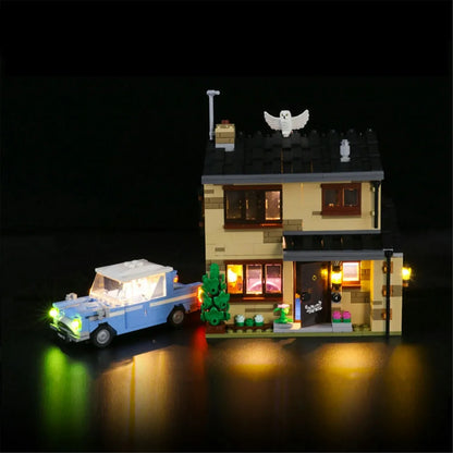 YEBRICKS LED Light Kit for 75968 4 Privet Drive (Lights Only), Model L-75968