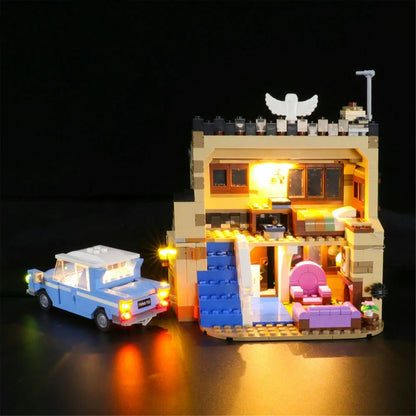 YEBRICKS LED Light Kit for 75968 4 Privet Drive (Lights Only), Model L-75968