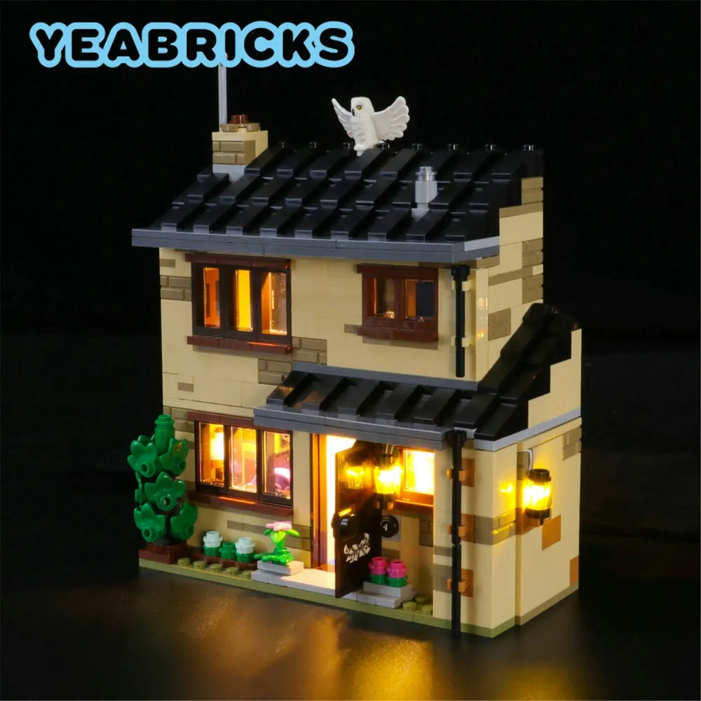 YEBRICKS LED Light Kit for 75968 4 Privet Drive (Lights Only), Model L-75968