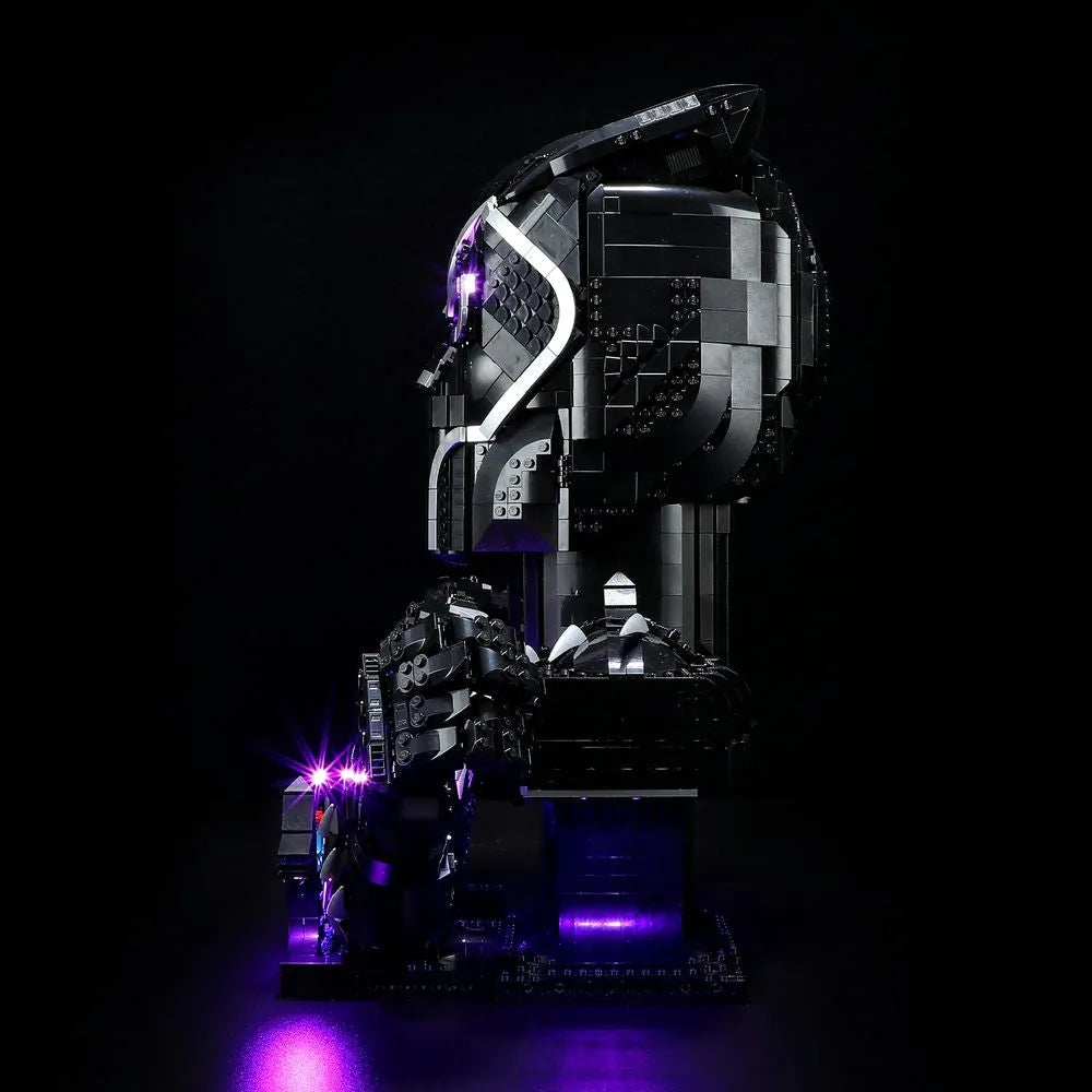 YEBRICKS LED Light Kit for 76215 The Black Panther (Lights Only), Model L-76215