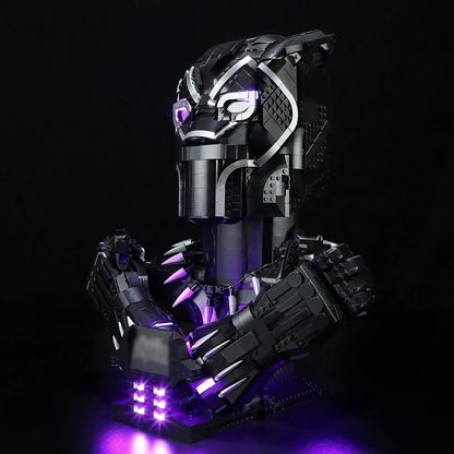 YEBRICKS LED Light Kit for 76215 The Black Panther (Lights Only), Model L-76215