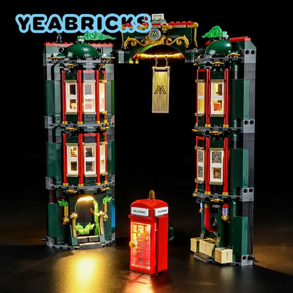 YEBRICKS LED Light Kit for 76403 The Ministry Of Magic (Lights Only), Model L-76403