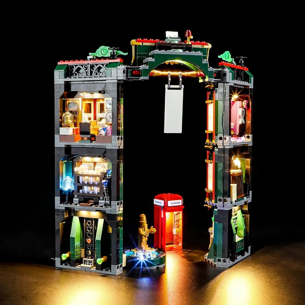 YEBRICKS LED Light Kit for 76403 The Ministry Of Magic (Lights Only), Model L-76403