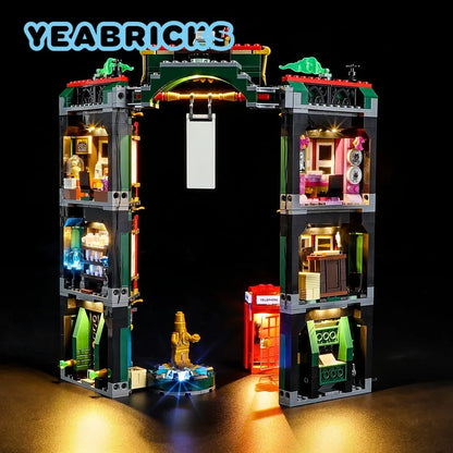 YEBRICKS LED Light Kit for 76403 The Ministry Of Magic (Lights Only), Model L-76403