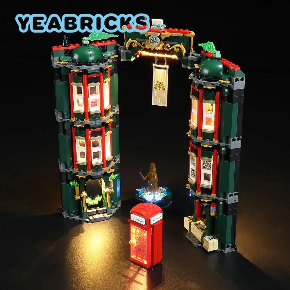 YEBRICKS LED Light Kit for 76403 The Ministry Of Magic (Lights Only), Model L-76403