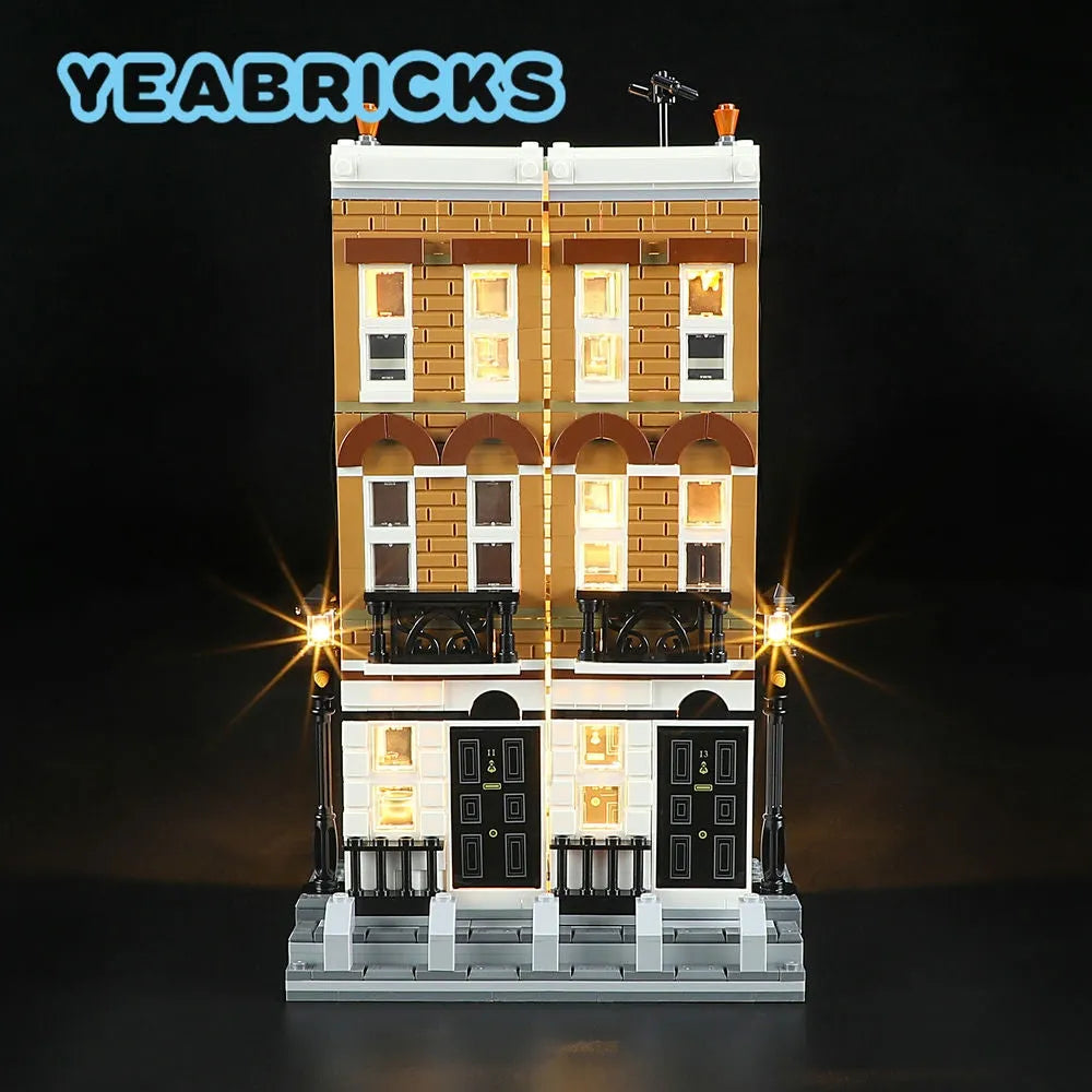 YEBRICKS LED Light Kit for 76408 12 Grimmauld Place (Lights Only), Model L-76408