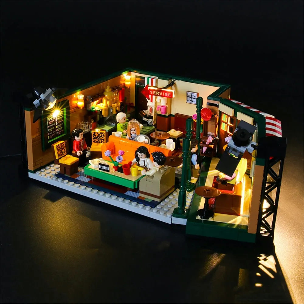 YEBRICKS LED Light Kit for Ideas 21319 Central Perk (Lights Only), Model L-21319