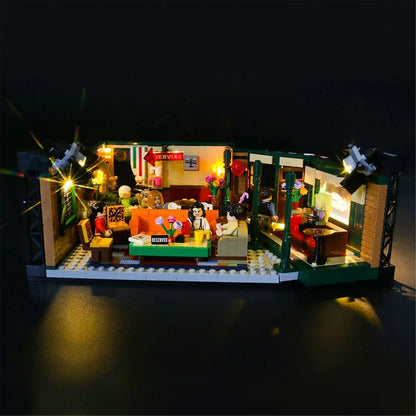 YEBRICKS LED Light Kit for Ideas 21319 Central Perk (Lights Only), Model L-21319