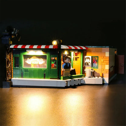 YEBRICKS LED Light Kit for Ideas 21319 Central Perk (Lights Only), Model L-21319