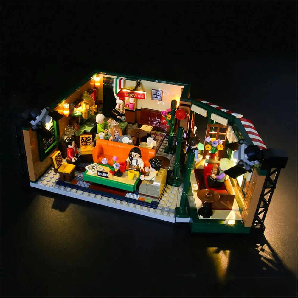 YEBRICKS LED Light Kit for Ideas 21319 Central Perk (Lights Only), Model L-21319