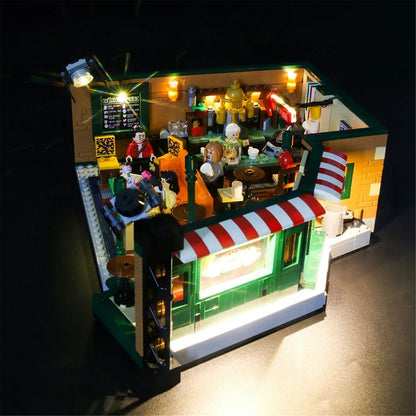 YEBRICKS LED Light Kit for Ideas 21319 Central Perk (Lights Only), Model L-21319