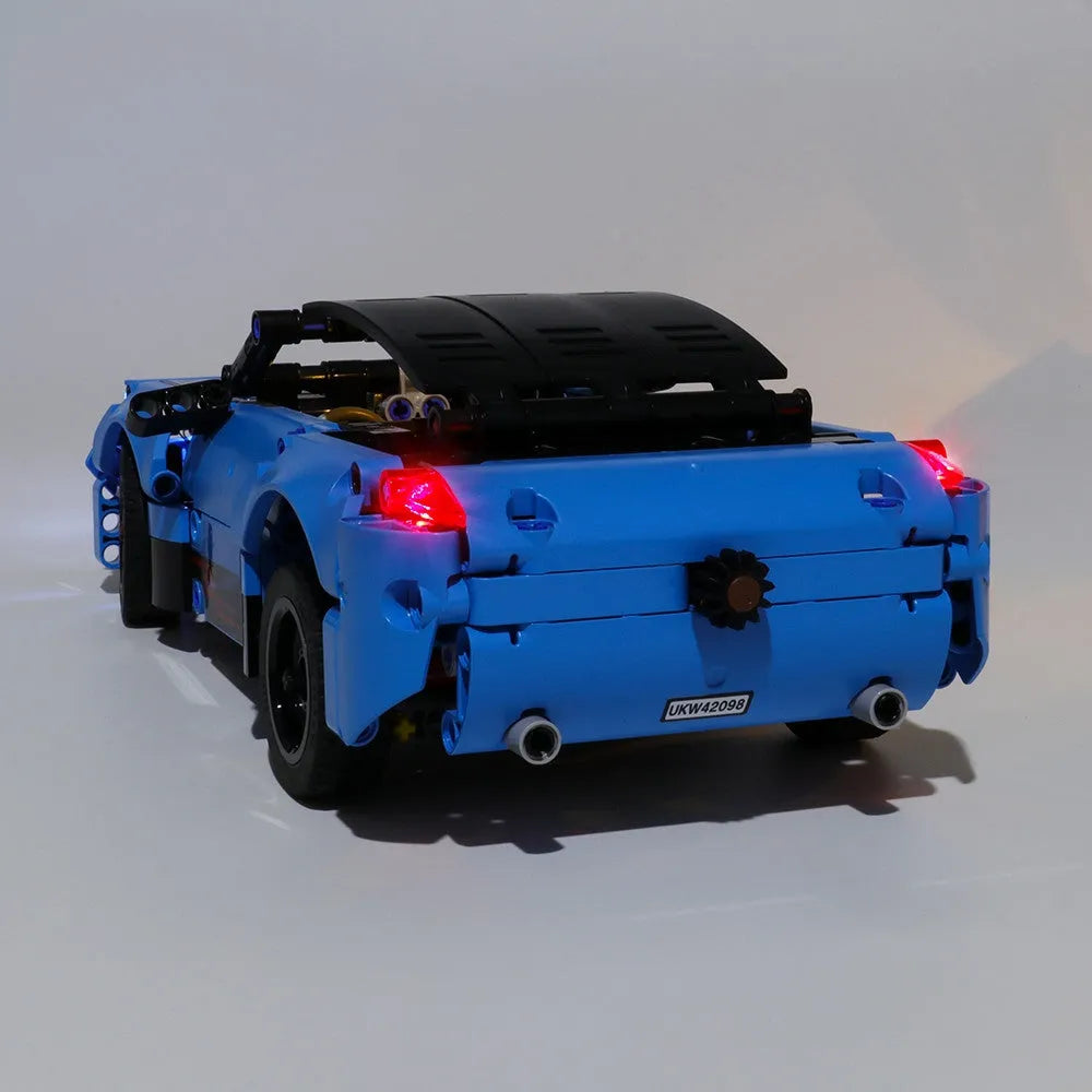 YEBRICKS LED Light Kit for 42098 The Car Transporter (Lights Only), Model L-42098