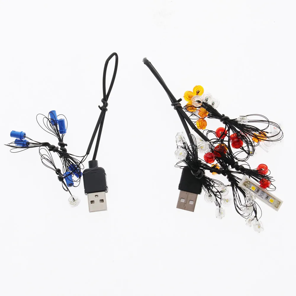 YEBRICKS LED Light Kit for 42098 The Car Transporter (Lights Only), Model L-42098