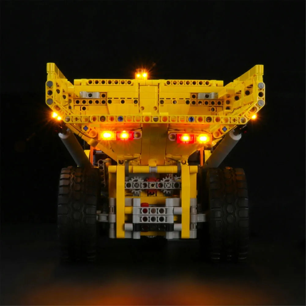 YEBRICKS LED Light Kit for 42114 Articulated Hauler (Lights Only), Model L-42114